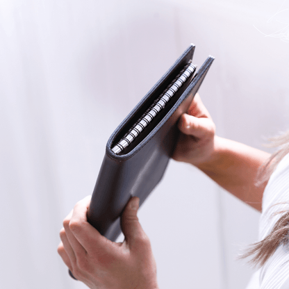 Stylish Leather Steno Pad with Cover