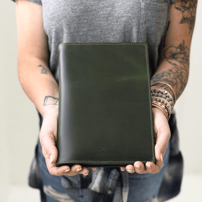 Stylish Leather Steno Pad with Cover