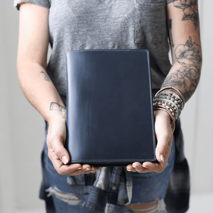 Stylish Leather Steno Pad with Cover