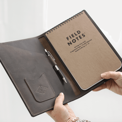 Stylish Leather Steno Pad with Cover