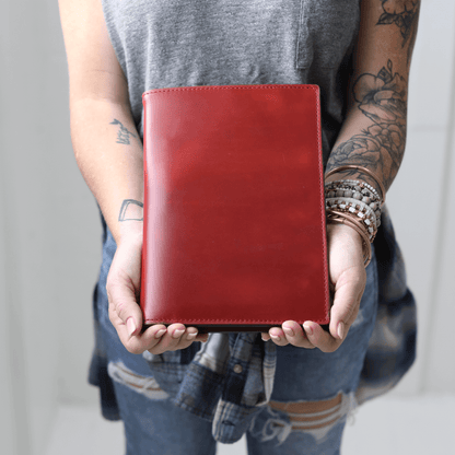 Stylish Leather Steno Pad with Cover