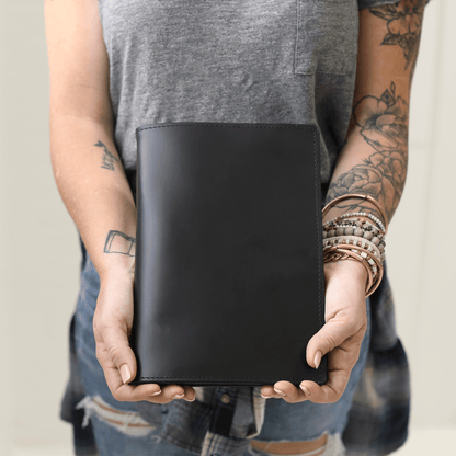 Stylish Leather Steno Pad with Cover