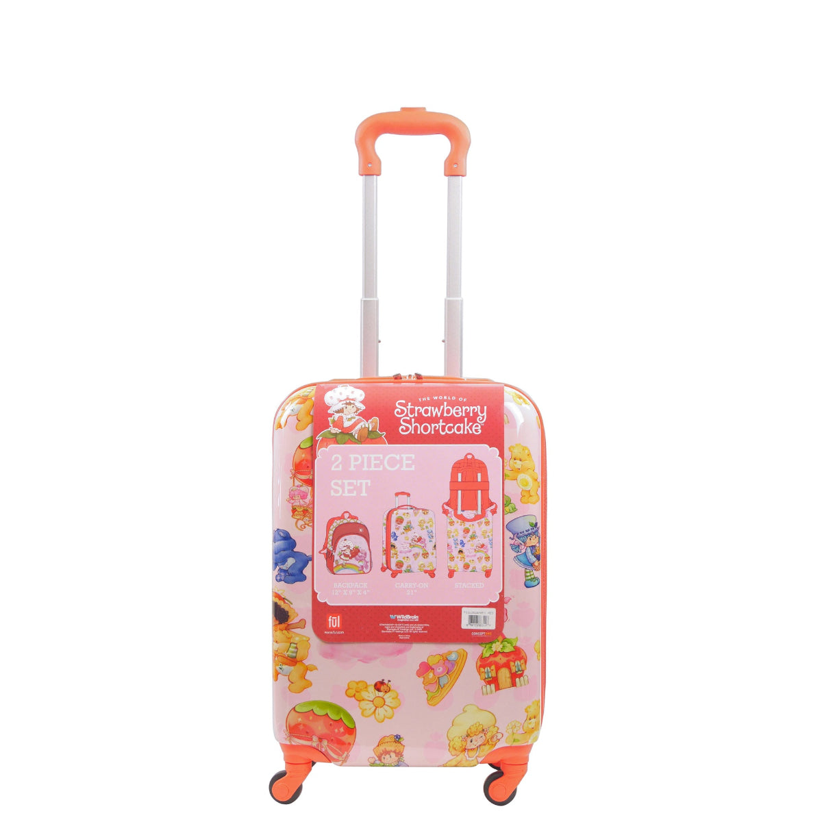 Strawberry Shortcake and Care Bears 2-Piece Luggage Set