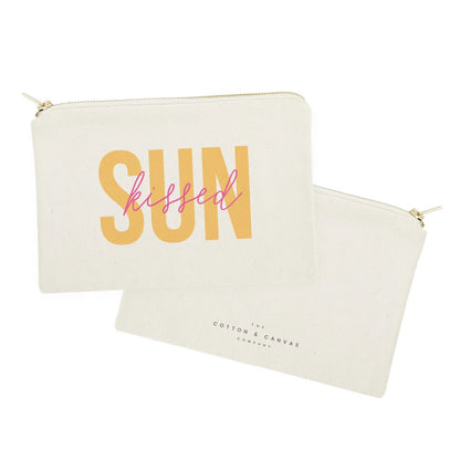Sunkissed Cotton Canvas Cosmetic Bag