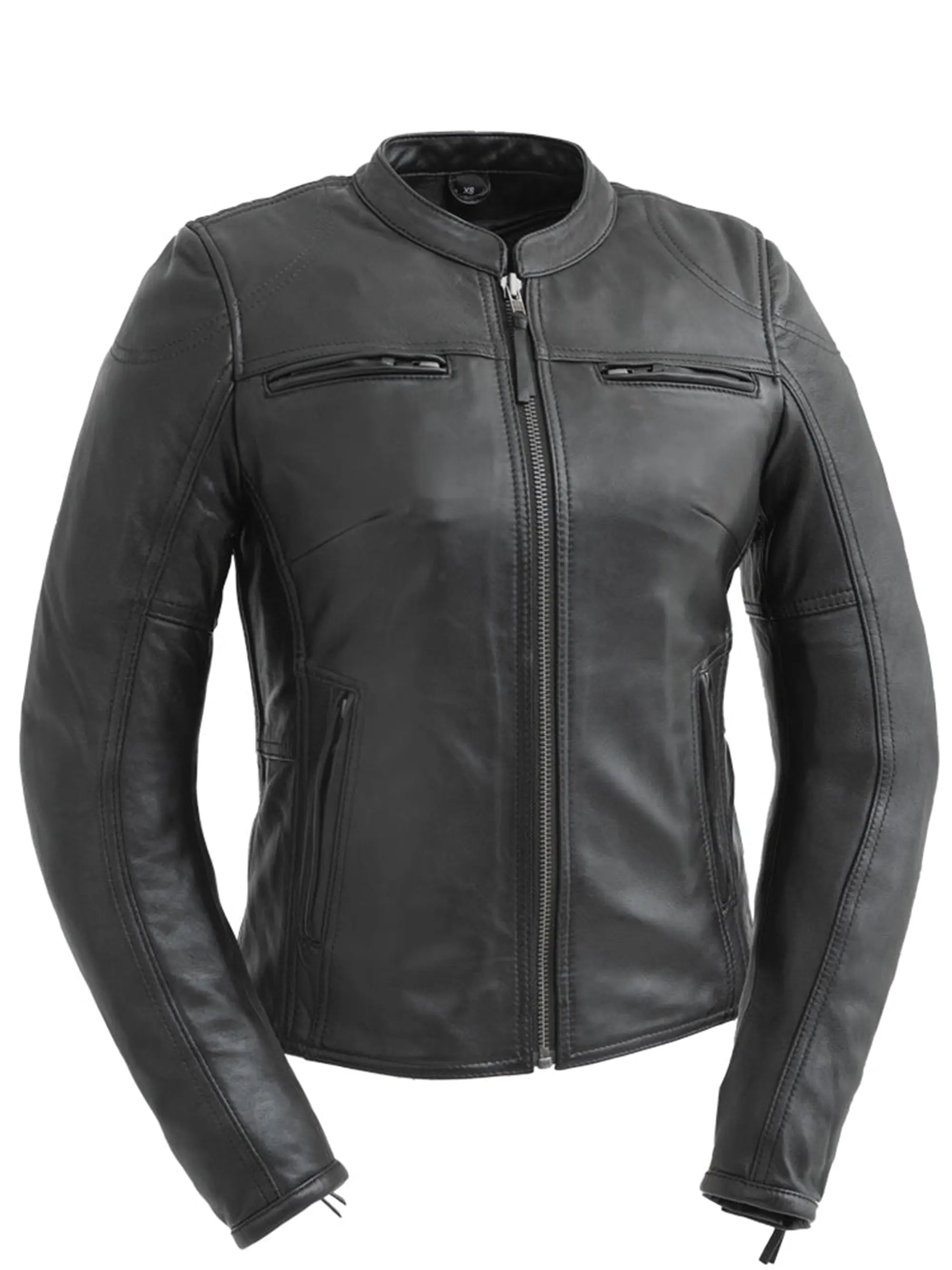 Supastar - Womens Motorcycle Leather Jacket