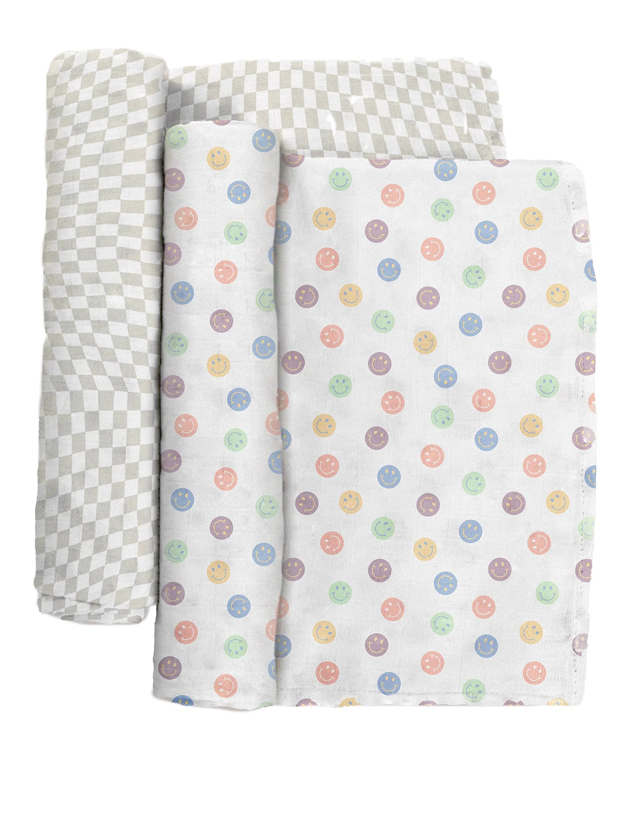 Swaddle Blanket Set - Happy Baby Vibes