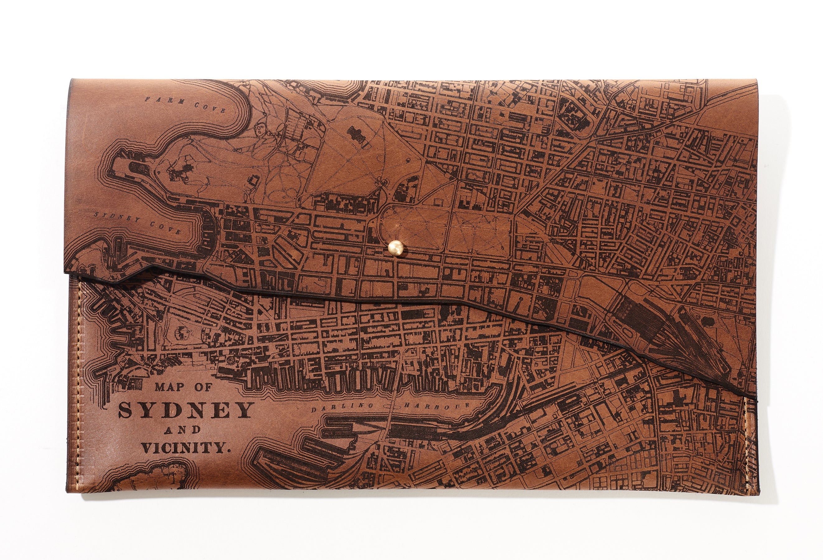 Sydney Map Clutch