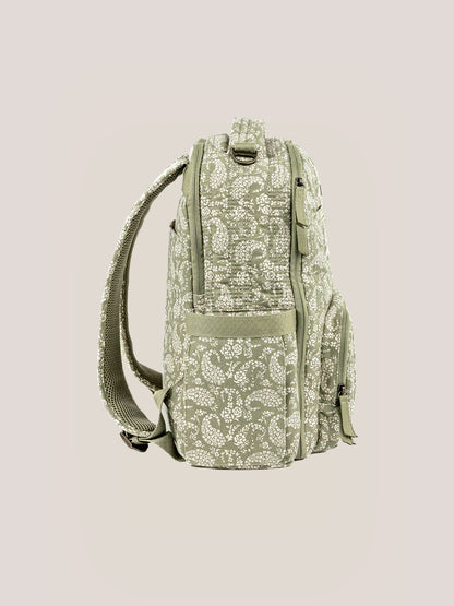 Sazan x JuJuBe Classic Diaper Backpack - Paisley Floral