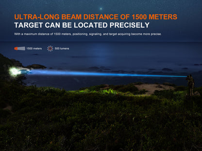 TK30R Tactical White Laser Rechargeable Flashlight