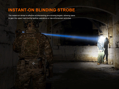 TK30R Tactical White Laser Rechargeable Flashlight