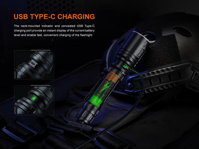 TK30R Tactical White Laser Rechargeable Flashlight