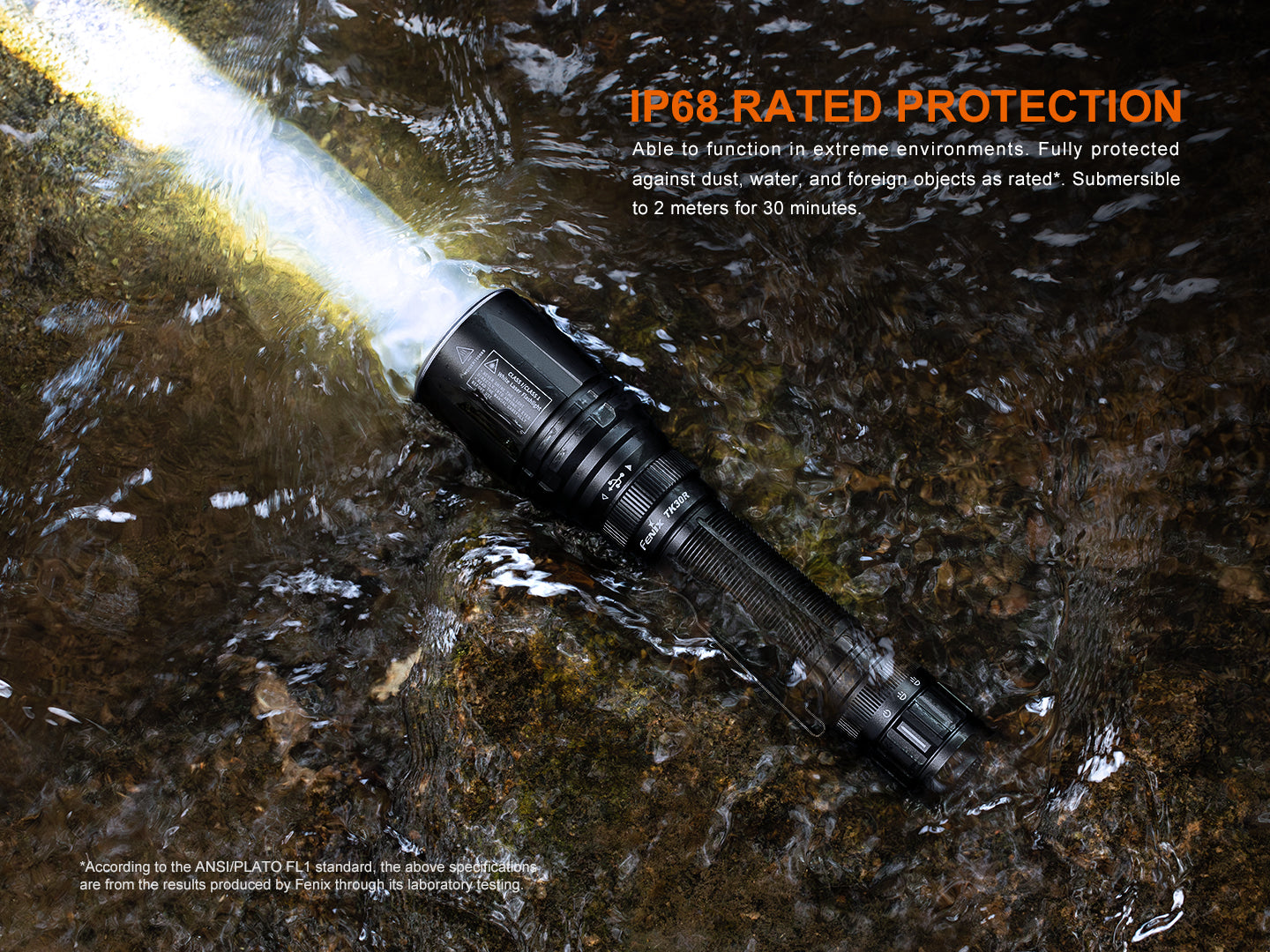 TK30R Tactical White Laser Rechargeable Flashlight