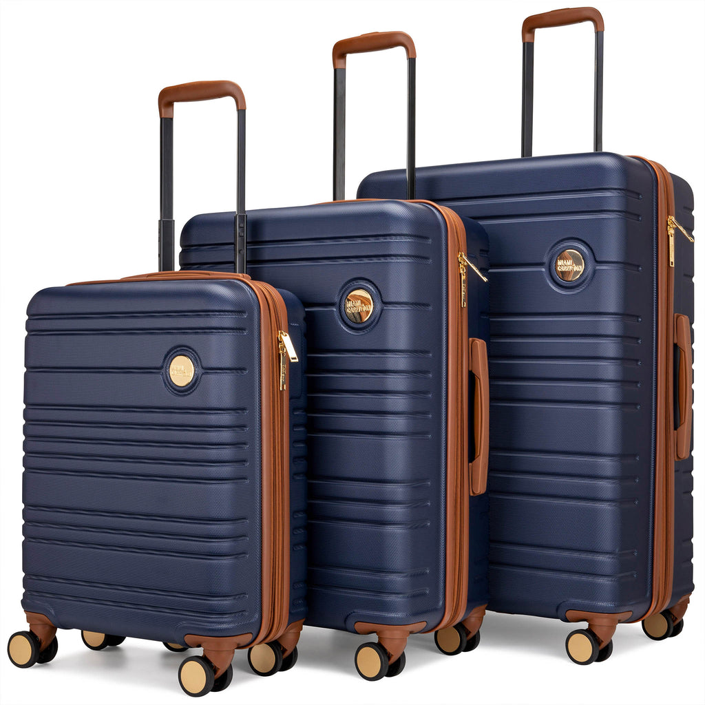 Miami CarryOn Brickell Luggage Set in Navy