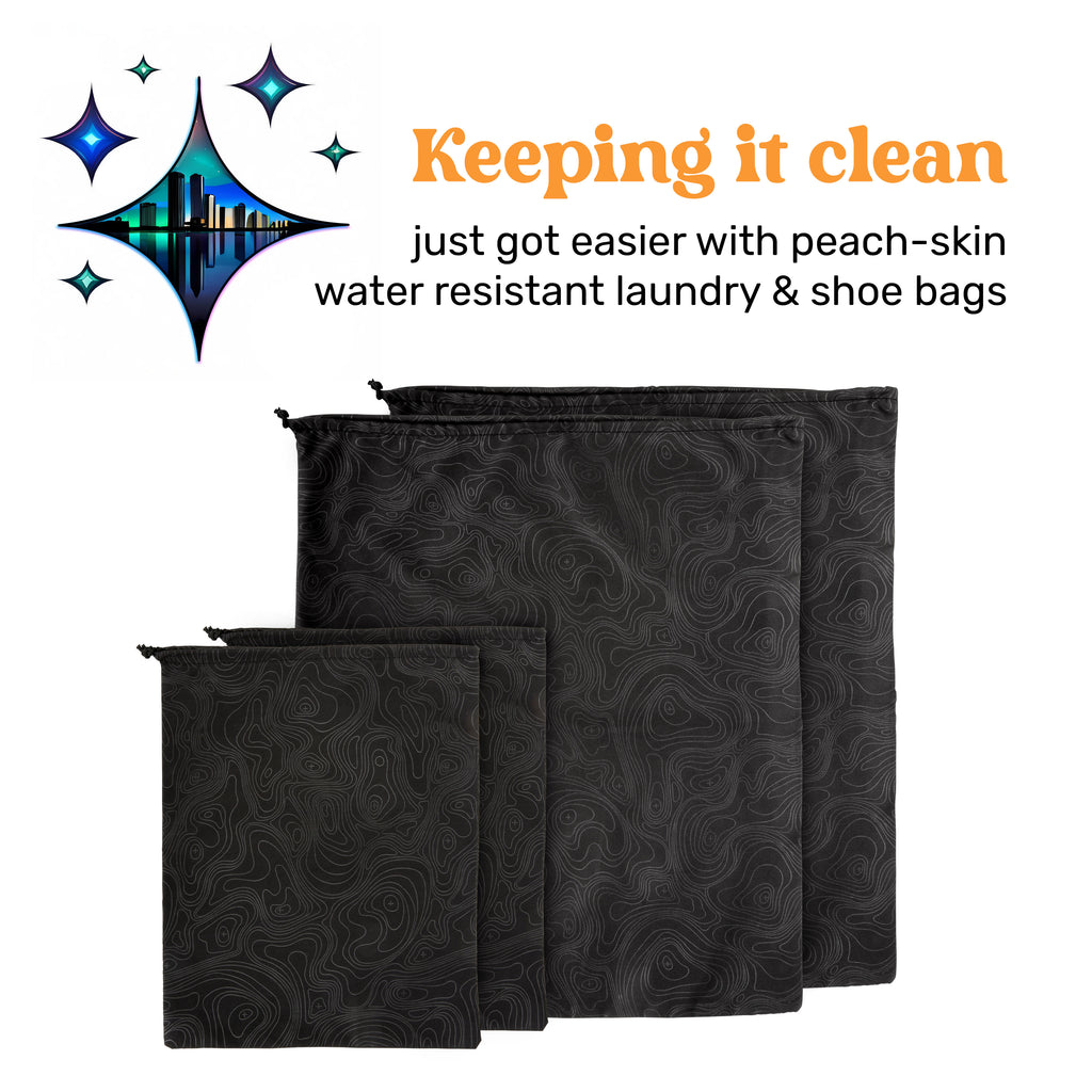 peat skin luggage laundry bags 