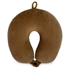 Plush Microbeads Travel Neck Pillow