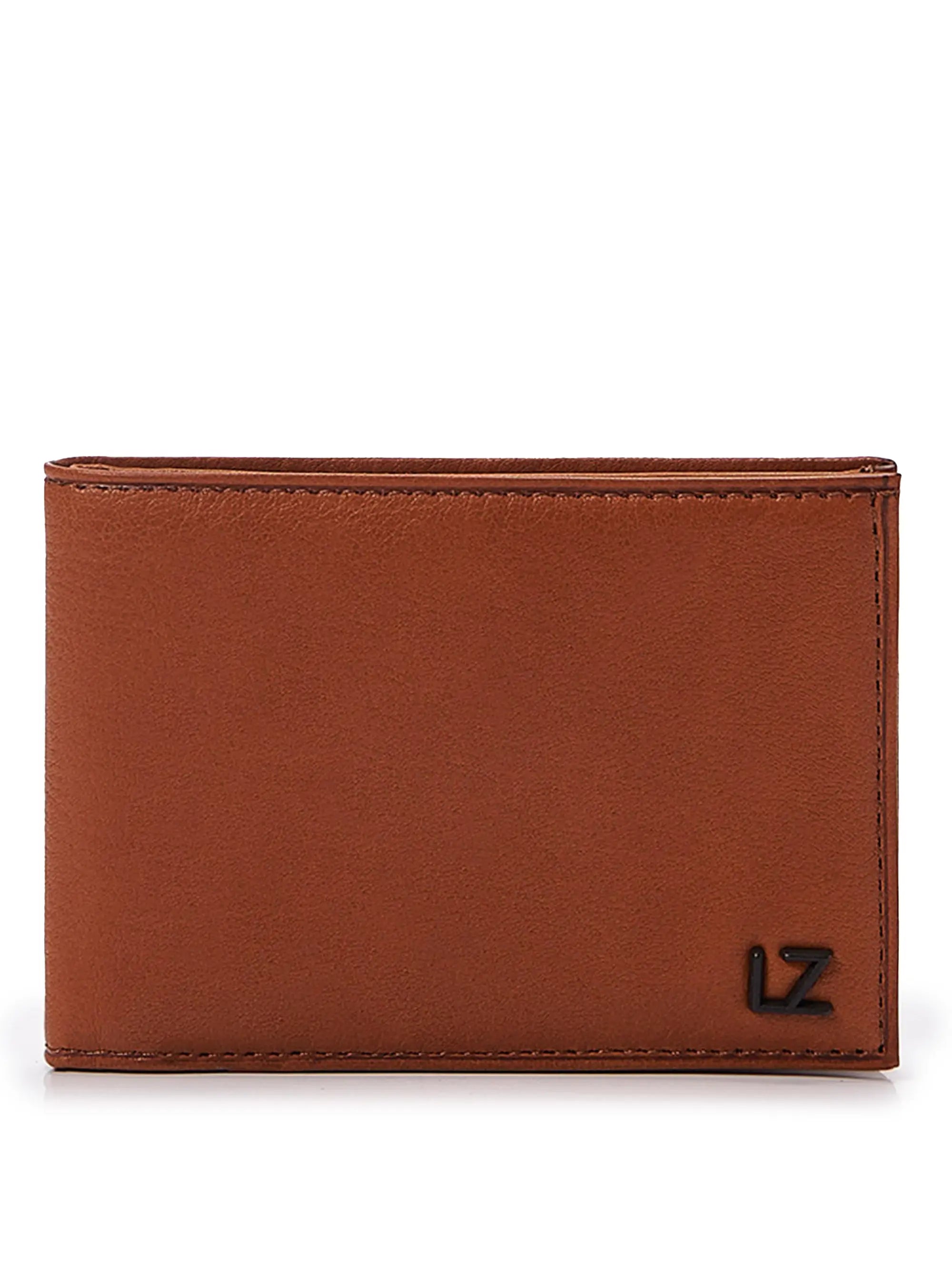 Tan Leather 8 Card Bifold Wallet