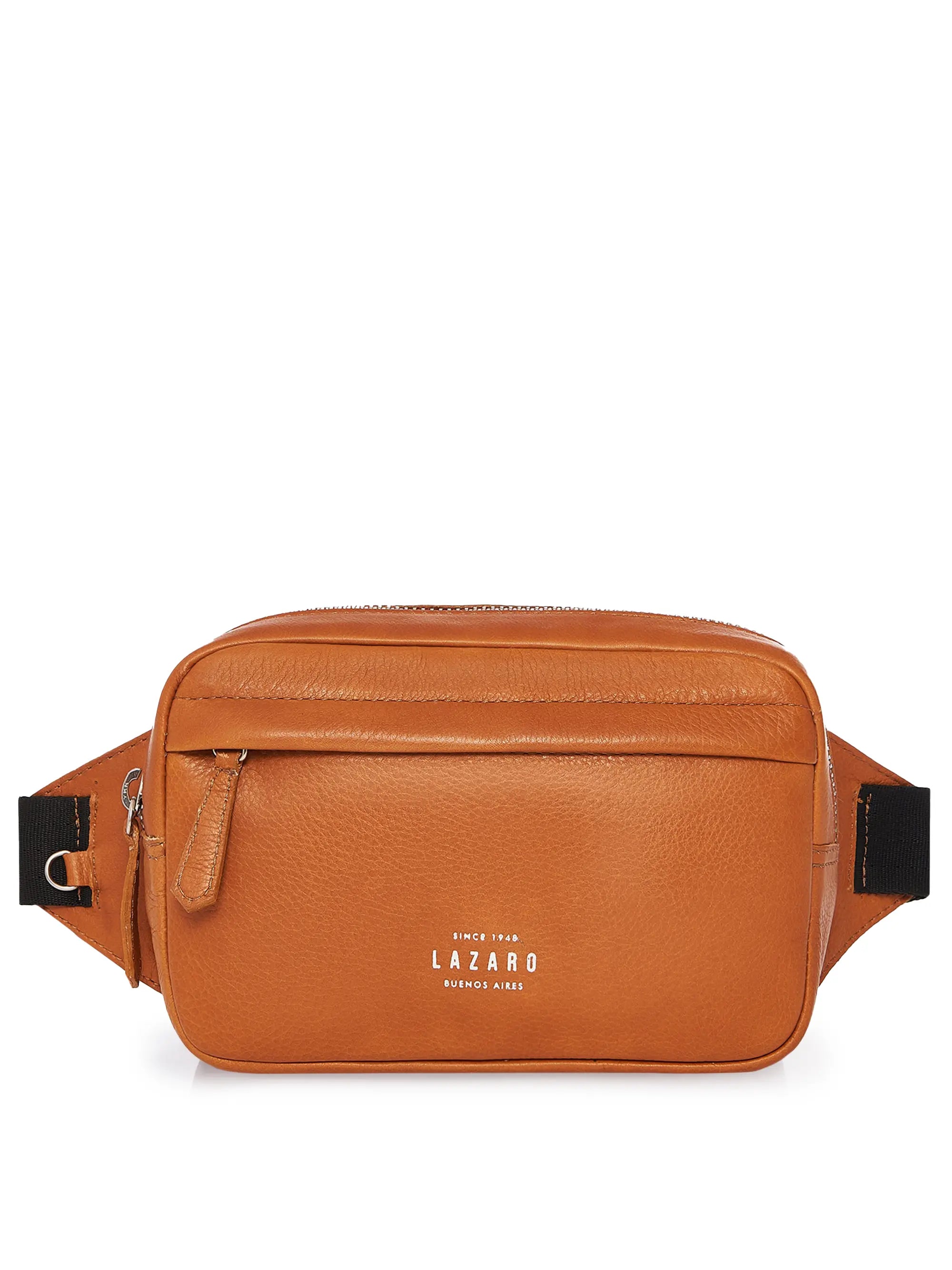 Tan Leather Belt Bag 'Salerno'