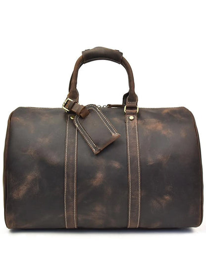 The Brandt Weekender | Small Leather Duffle Bag