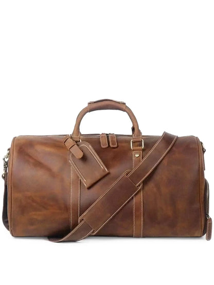 The Dagny Weekender | Large Leather Duffle Bag