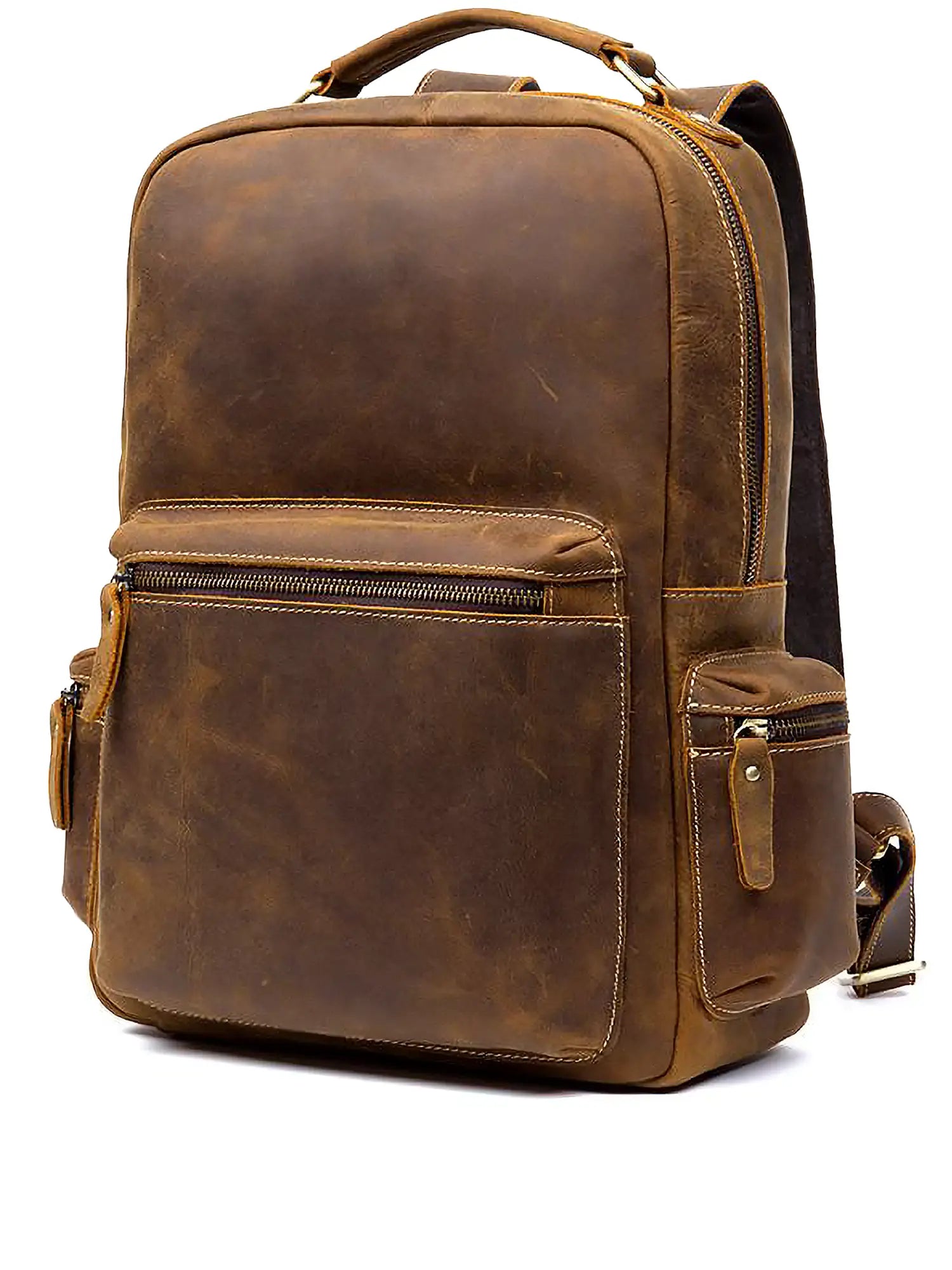 The Langley Backpack | Genuine Vintage Leather Backpack