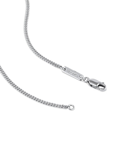 Gemstone Cross Pendant - Sapphire