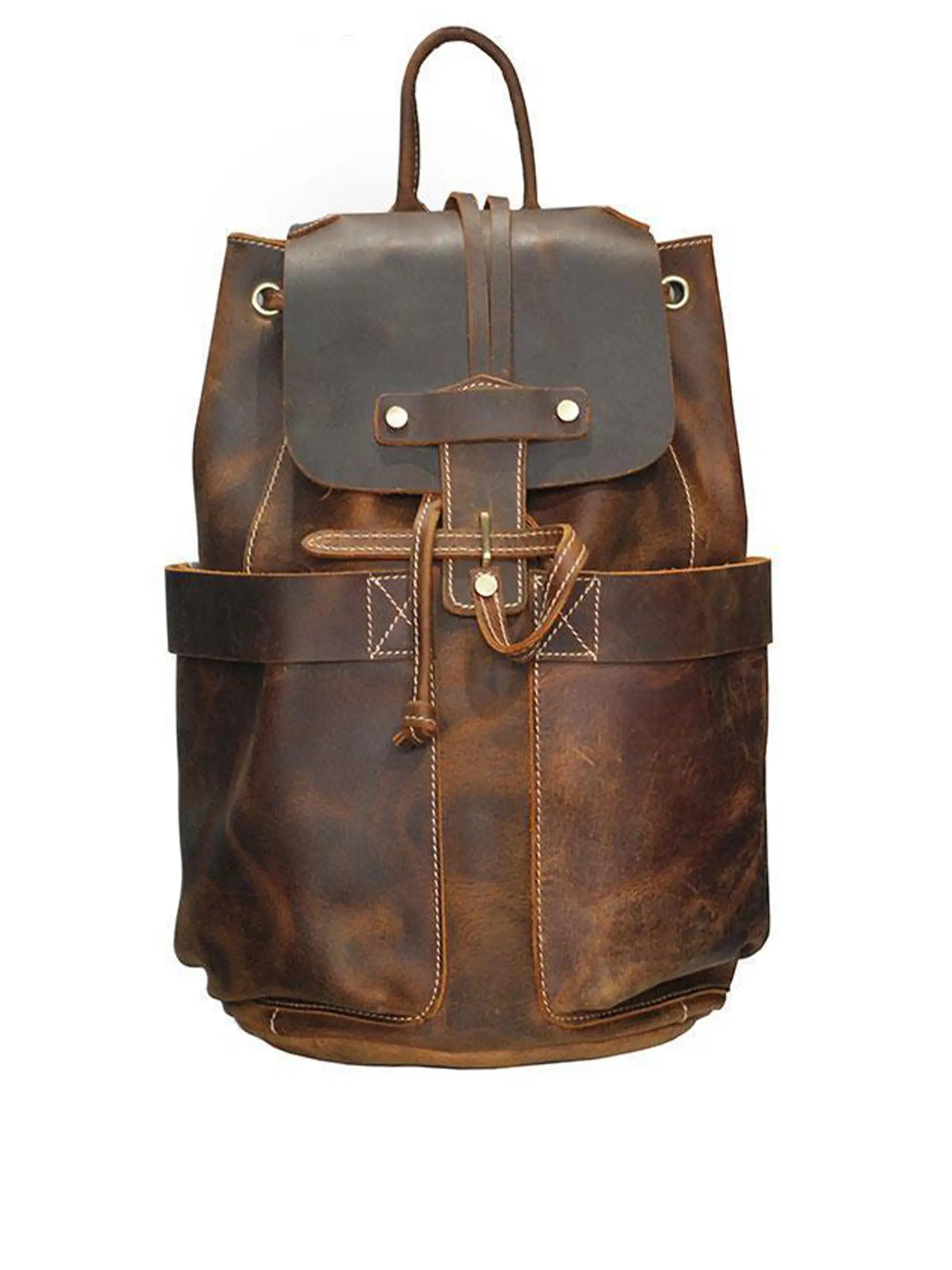 The Olaf Rucksack | Vintage Leather Travel Backpack