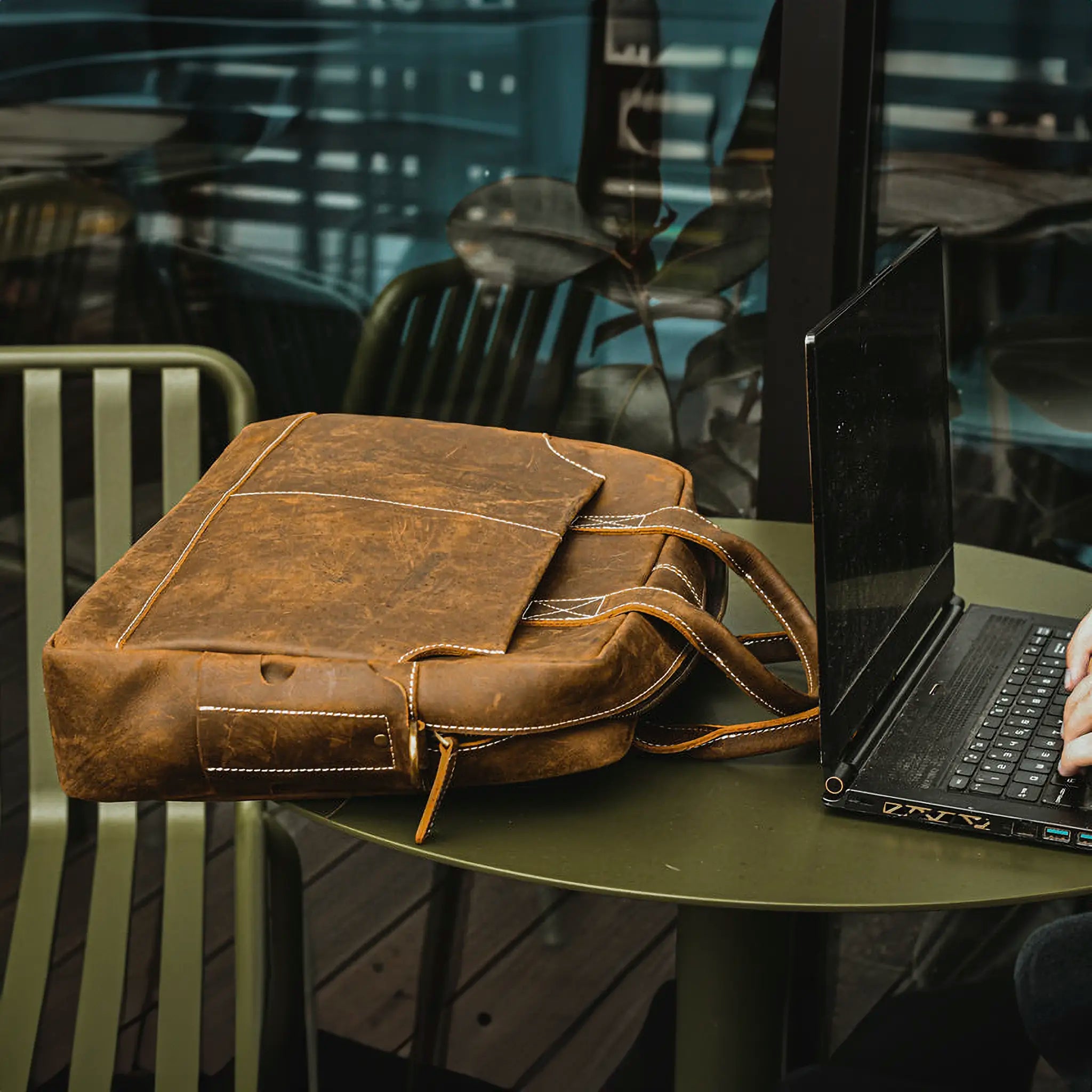 The Welch Briefcase | Vintage Leather Messenger Bag