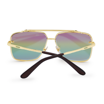 Bella - Pride Oversized Squared Aviators