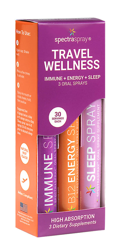 TRAVEL WELLNESS Supplement Spray