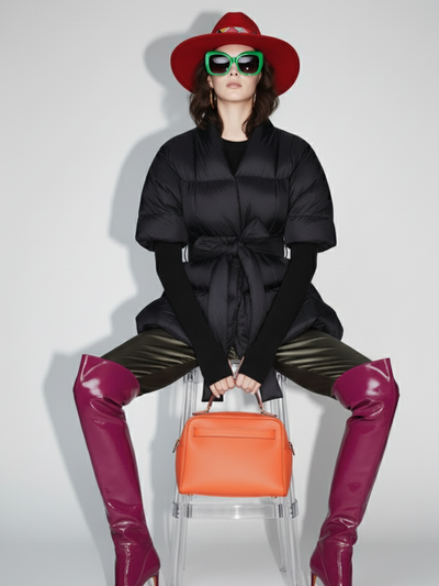 Tribeca Pleated Puffer Jacket BYMANYC ® New York