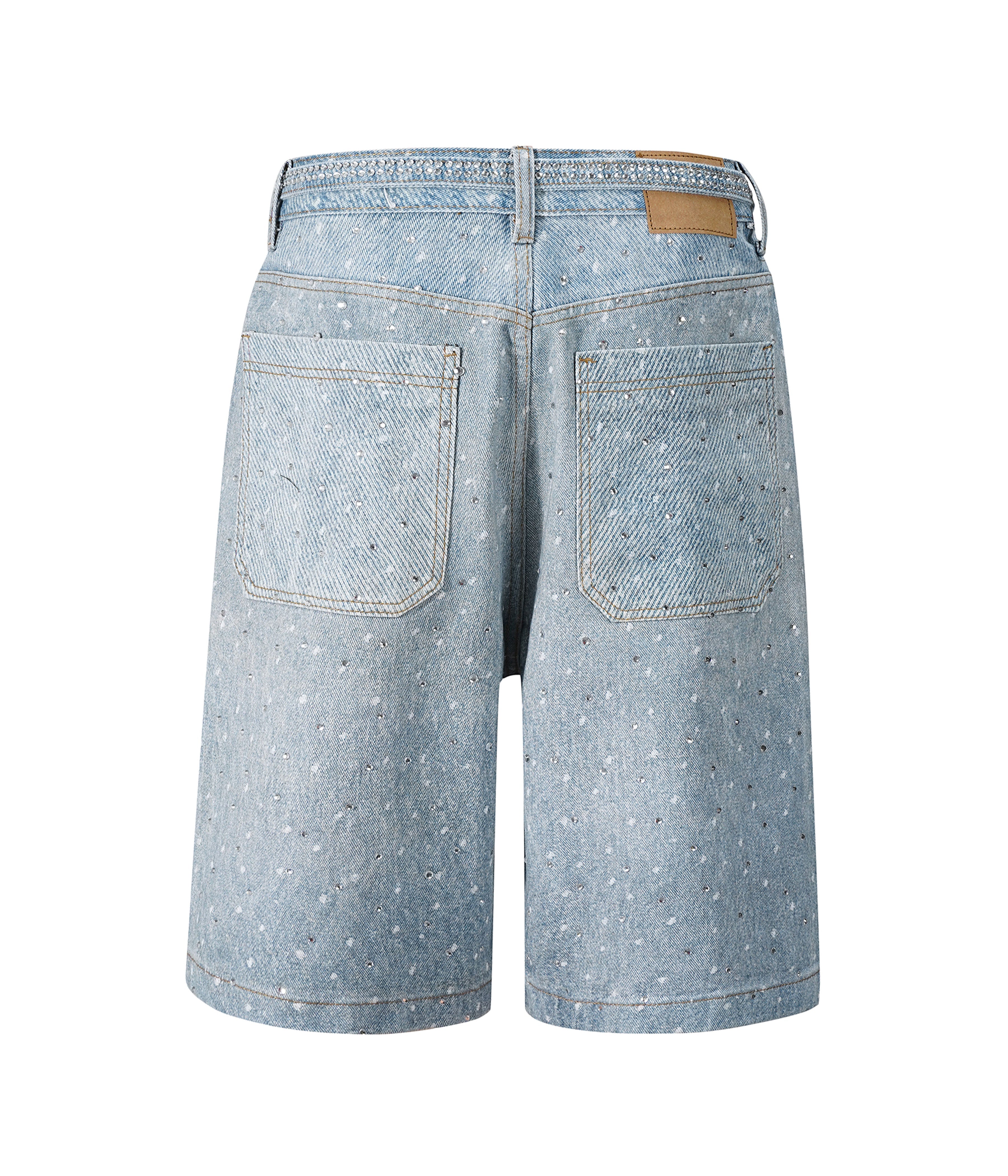 AZUL RHINESTONE SHORTS