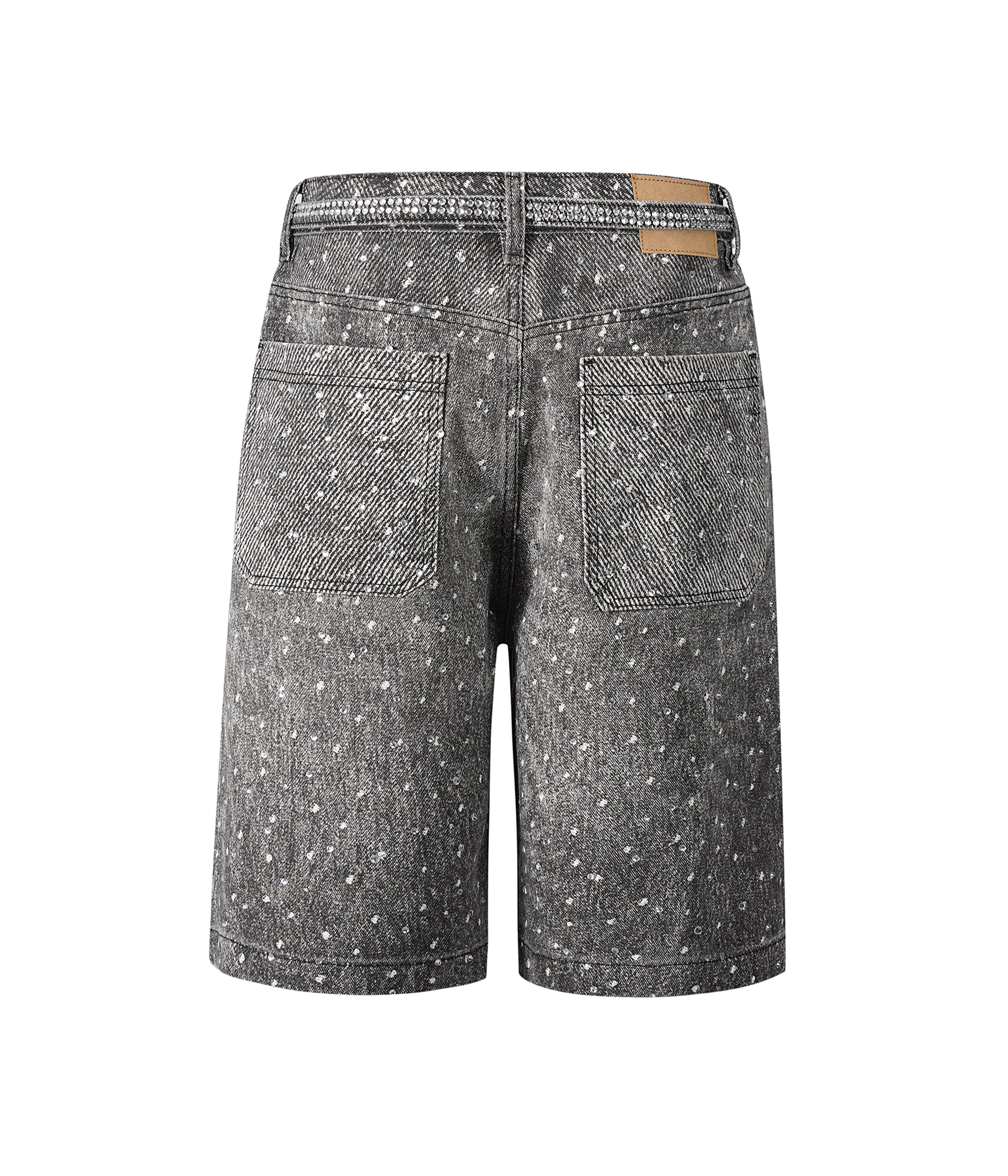 NOIR RHINESTONE SHORTS