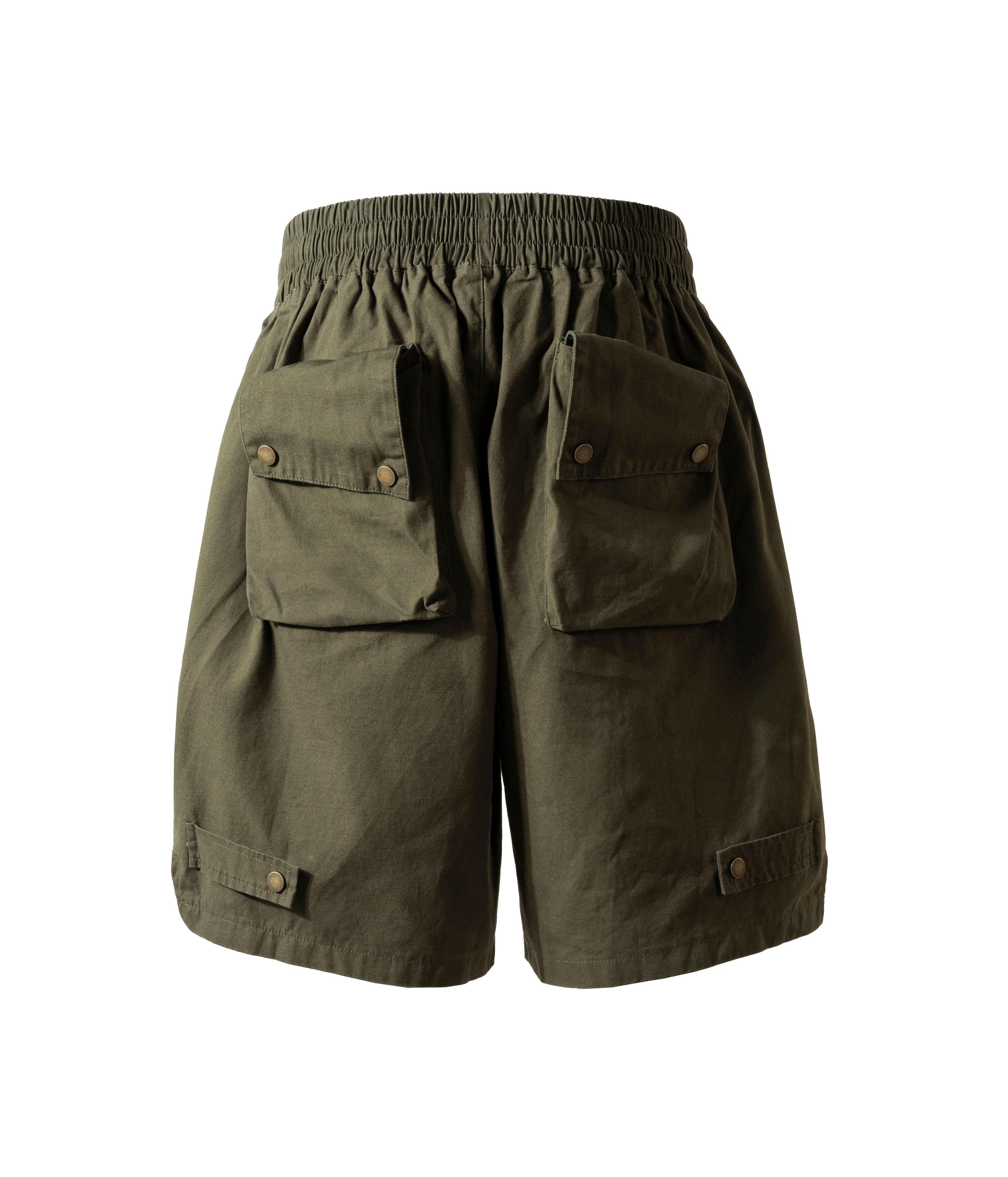 OLIVE MULTI CARGO SHORTS
