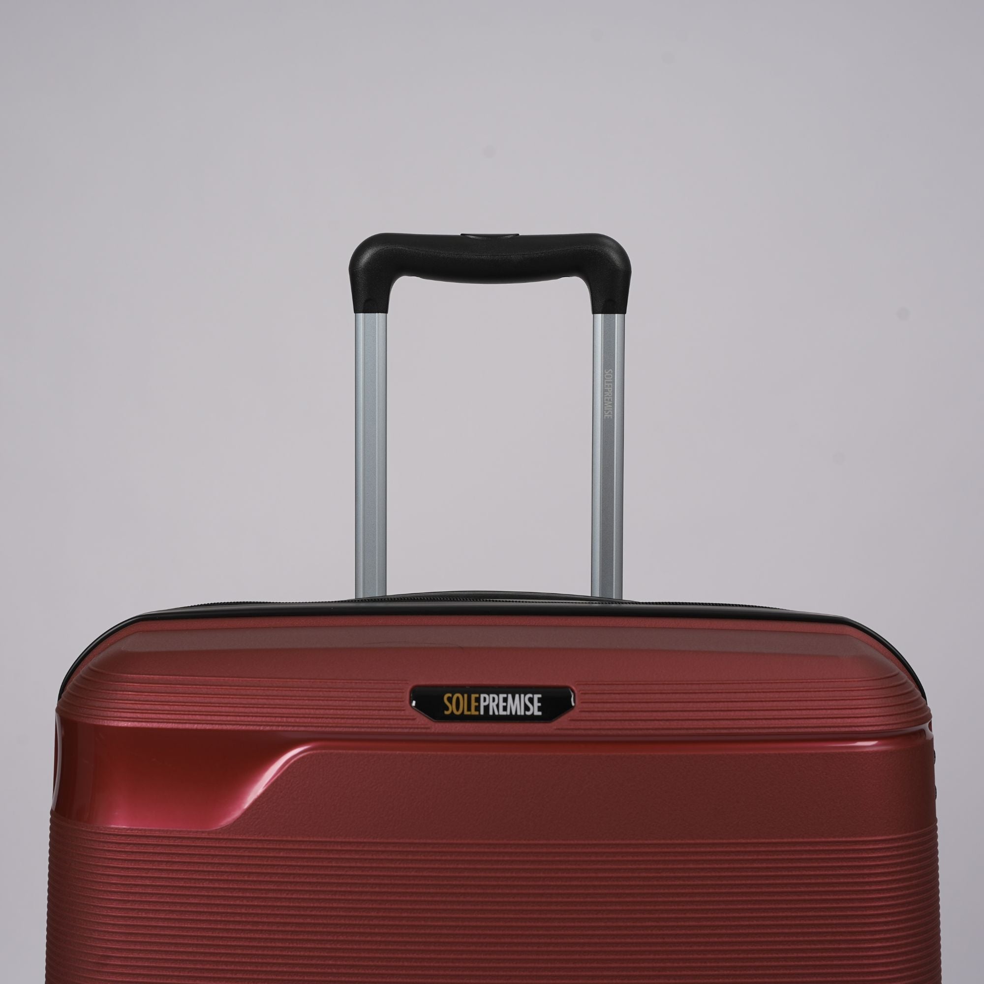 28-inch Red Hardcase Roller Luggage with 360° Wheels & TSA Lock