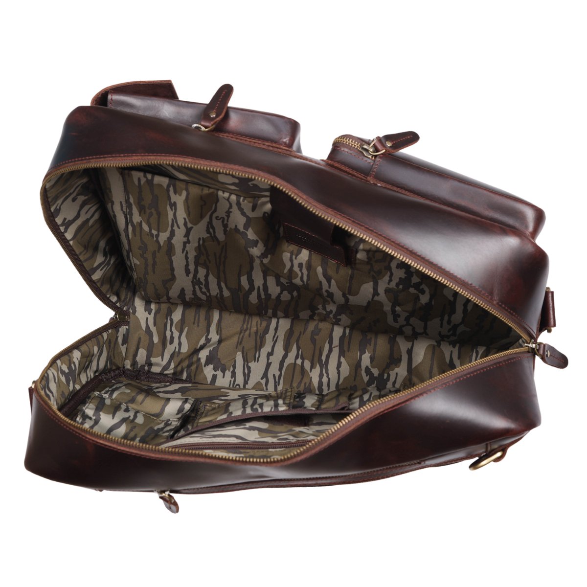 "Pintallard" An Original Bottomland Full Grain Buffalo Leather Hybrid Briefcase/Backpack