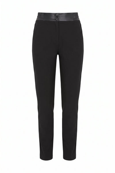 Urban Slack Mixed Media Tapered Leg Pant