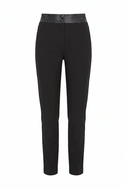 Urban Slack Mixed Media Tapered Leg Pant