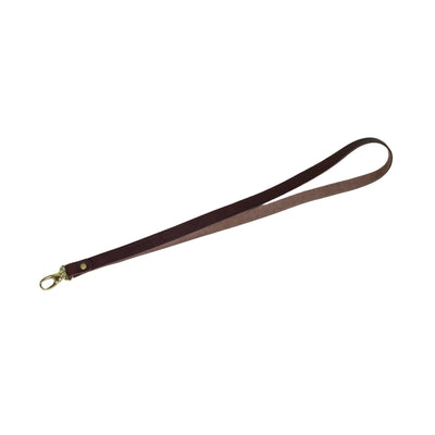 Leather Lanyard – Handcrafted Full-Grain Key & ID Holder