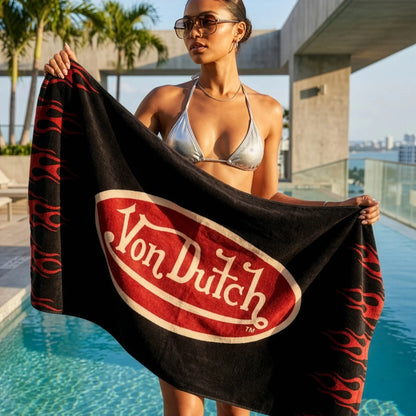 Iconic Y2K 100% Cotton 30"x60" Beach Towel