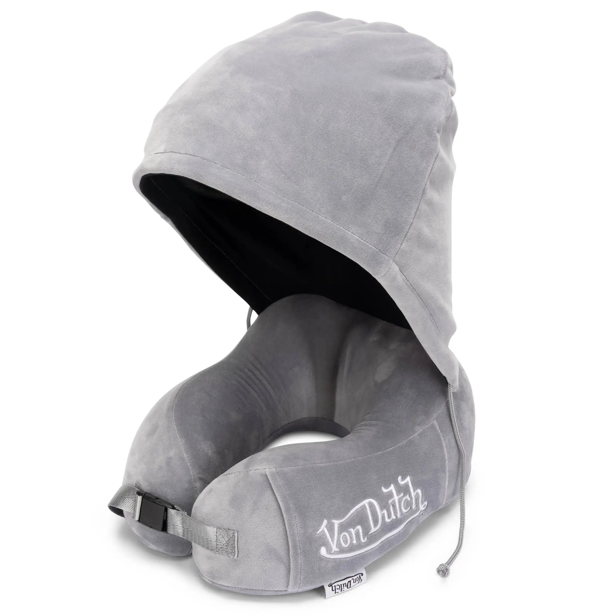 Eyeconic Hooded Ergonomic Memory Foam Travel Neck Pillow