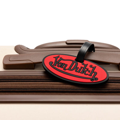 Logo Patch 2-Piece Suitcase ID Tag Set with Adjustable Straps