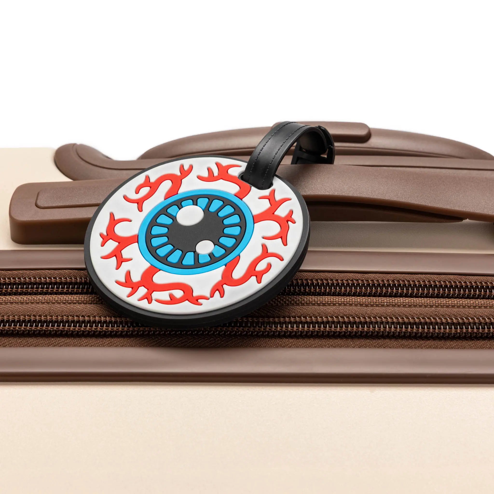 Vision 2-Piece Suitcase ID Tag Set with Adjustable Straps