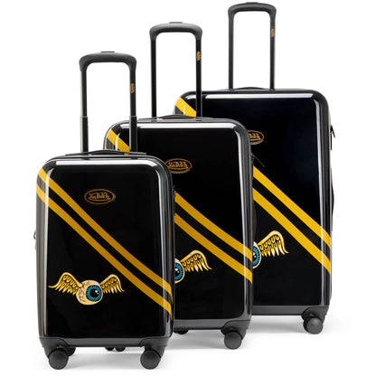 Kustom Kulture 3-Piece Expandable Hardside Spinner Luggage Set
