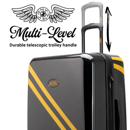 Kustom Kulture 3-Piece Expandable Hardside Spinner Luggage Set