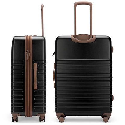Retro Trek 3-Piece Expandable Hardside Spinner Luggage Set