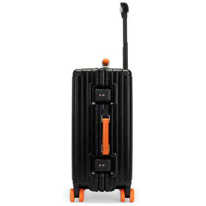 Cross Roads Polycarbonate Carry-on Suitcase with Aluminum Frame