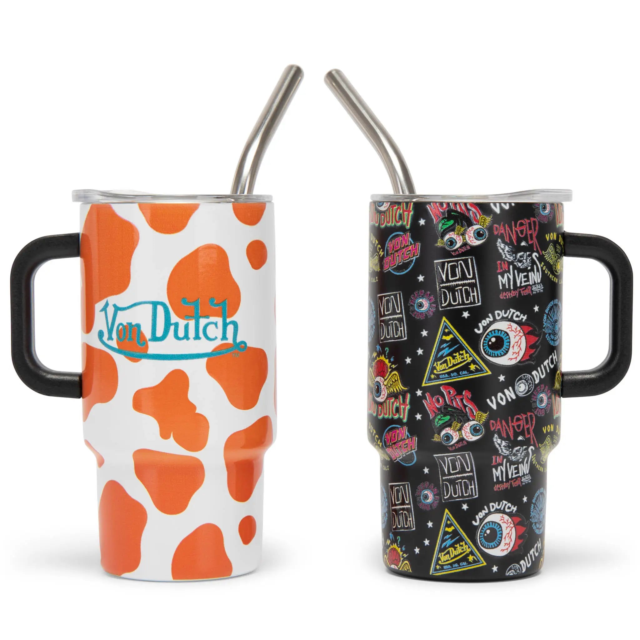 2 Piece Bold 3oz Stainless Steel Mini Tumbler Set