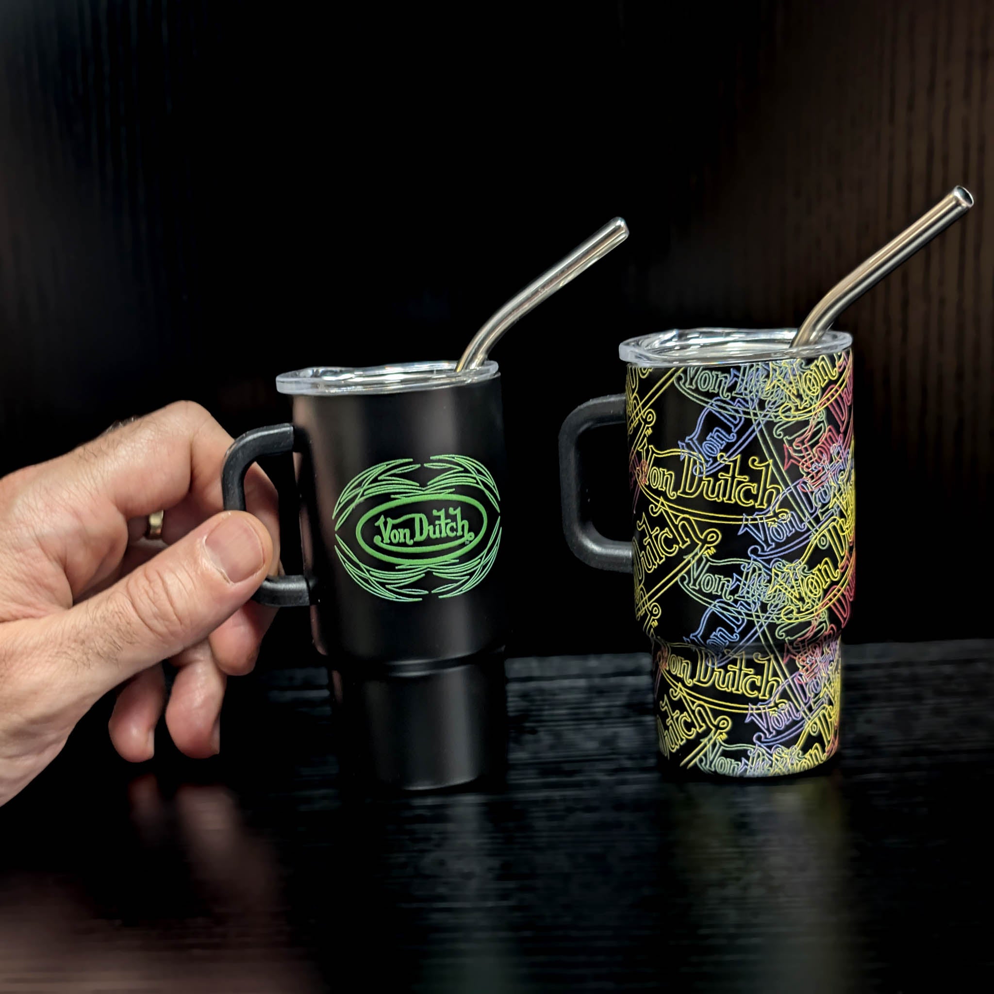 2 Piece Bold 3oz Stainless Steel Mini Tumbler Set