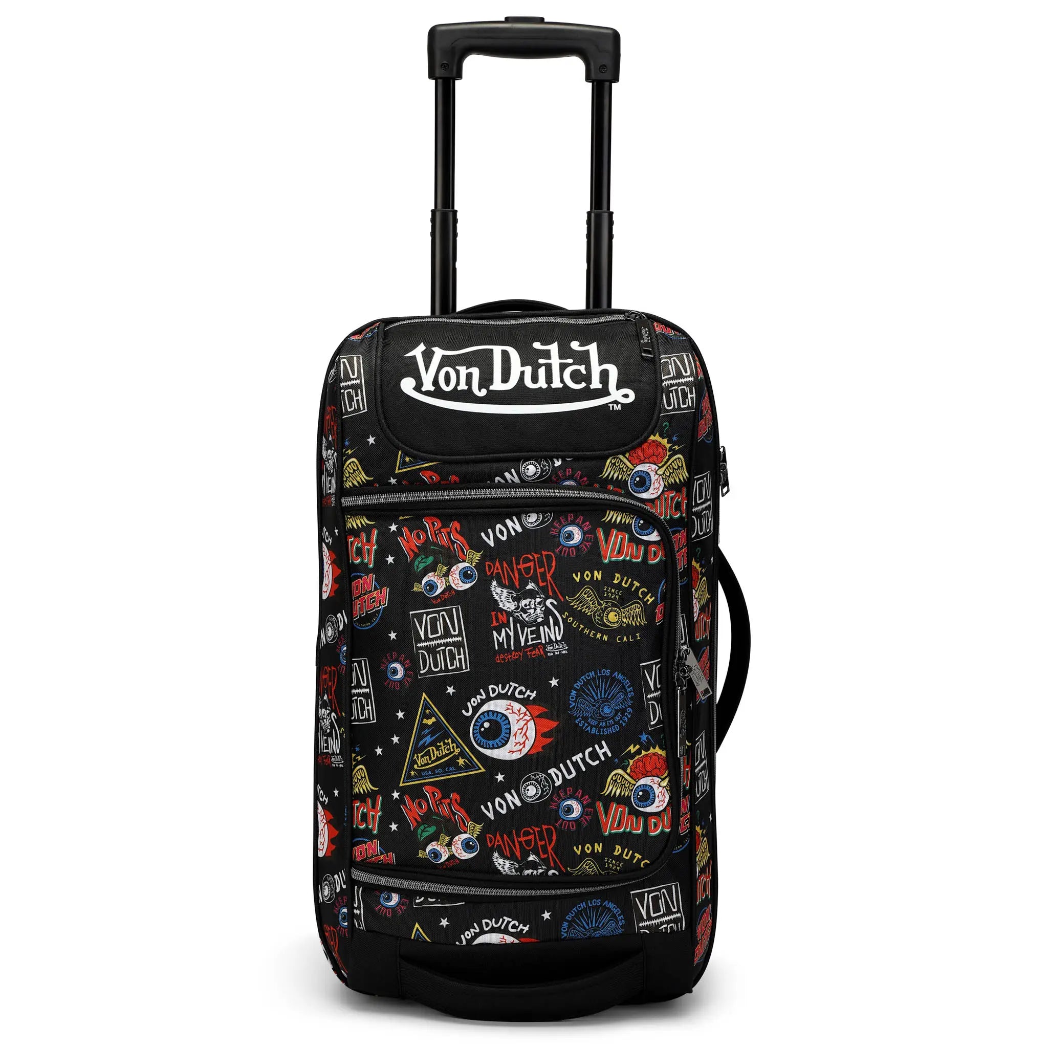 Jax Black 20" Carry-on Rolling Duffel