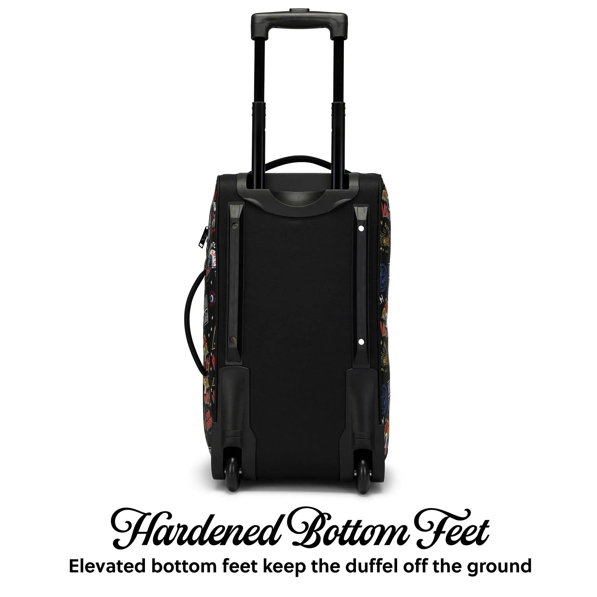 Jax Black 20" Carry-on Rolling Duffel